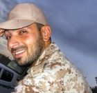 مدافع حرمی که کاپشنش زودتر ترکش خورد
