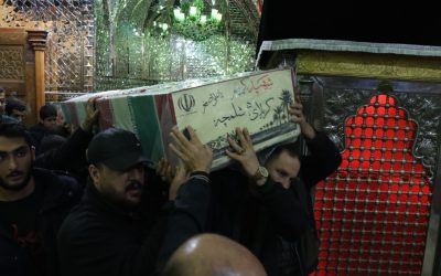 مراسم وداع با شهید گمنام در حریم سلطان