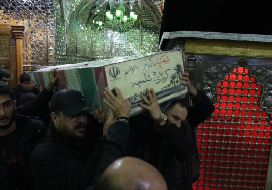 مراسم وداع با شهید گمنام در حریم سلطان